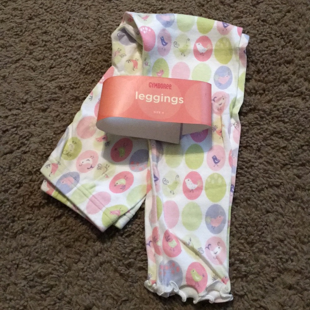 NWTs Vintage Gymboree A Bird’s Life Leggings Sz 4